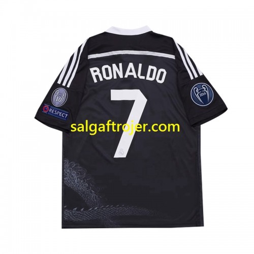 Real Madrid Cristiano Ronaldo 7 2014 Fodboldtrøjer Retro 3. sæt Kort ærmer Real Madrid Cristiano Ronaldo 7 2014 Fodboldtrøjer Retro 3. sæt Kort ærmer